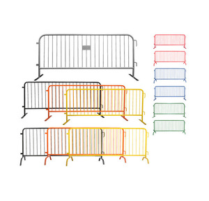 Barrière de contrôle de foule en acier galvanisé portable pour la circulation routière - Product Image 6