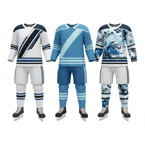 Uniformes sublimados personalizados para camisetas de hockey sobre hielo-Material Dry Fit Pro-Logotipo de tu equipo - Product Image 5