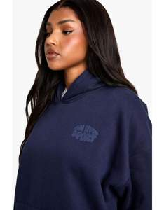 Broderie délavé recadrée Sport Street Wear Logo personnalisé bouffée impression deux 2 pièces pantalons de survêtement et sweat à capuche ensemble Joggers survêtement femmes - Product Image 4