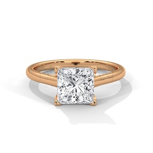Fabricant de bijoux fins livraison directe et personnalisée or blanc 14 carats 10 carats moissanite jaune bijoux en diamant bague de fiançailles de mariage - Product Image 3