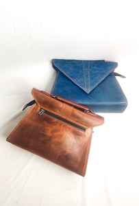 Nuevo bolso de hombro de viaje de diseñador personalizado Vintage, bolso de mensajero de cuero Crunch genuino, bolso cruzado pequeño de diseñador para mujer - Product Image 3