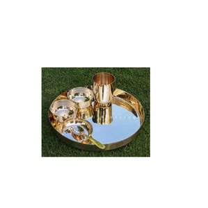 Service de table en laiton Design ménager Offre Spéciale, modèle de décalcomanie, service de table, vaisselle avec produit en vente - Product Image 4