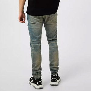 Encuentra icono similar, logotipo personalizado, pantalones vaqueros holgados de mezclilla informales sólidos para hombre, pantalones vaqueros holgados, pantalones desgastados para hombre - Product Image 3