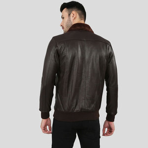 Para hombres, hecho a medida con etiqueta privada del comprador, chaqueta de cuero de bajo precio, mejor venta, precio bajo, chaqueta alta de Pu 100% para hombres - Product Image 3
