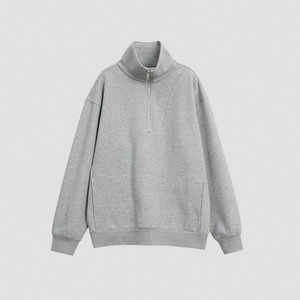 Vêtements pour hommes Street Wear sweat à capuche à demi-fermeture éclair de luxe sweat-shirt unisexe à fermeture éclair décontractée pour l'hiver logo personnalisé - Product Image 1
