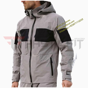 เสื้อโค้ทผ้าใบกันหิมะสำหรับผู้ชาย, เสื้อแจ็คเก็ตกันหิมะกันน้ำมีปกตั้งสำหรับใส่เล่นสกีกลางแจ้งฤดูหนาว - Product Image 4