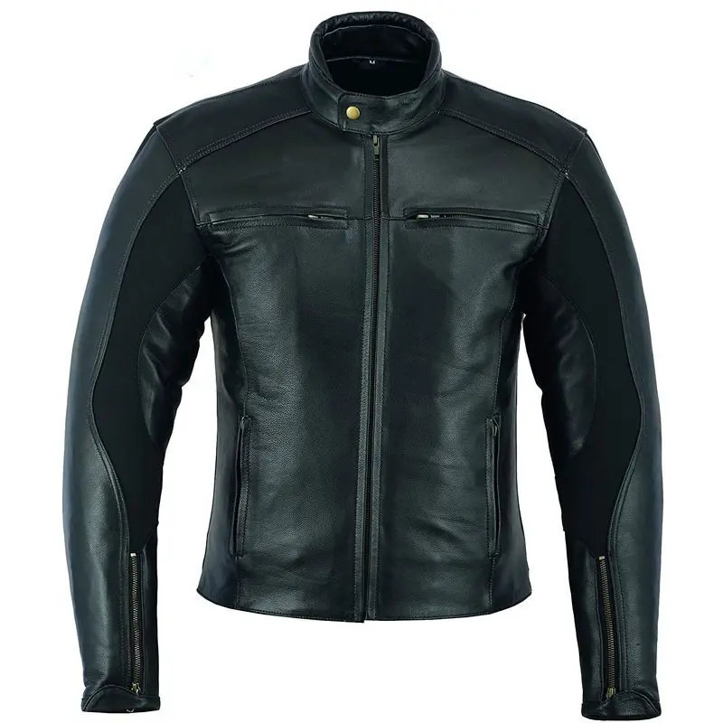 Jaket kulit untuk pria, jaket motor tahan air Slim Fit, jaket kulit untuk pria, jaket motor murah, obral