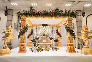 Magnífico Mandap de Boda con Pilares, Diseño Atractivo de Boda en los Países Bajos, Mandap de FRP, Mandaps Hindúes para Bodas en Venta en Washington - Product Image 4