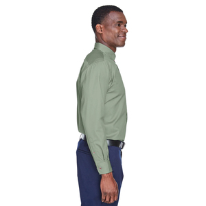 Camisa Formal de manga larga, ajustada, color verde claro - Product Image 2