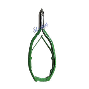 Juego de manicura de acero inoxidable con mango grande, pinzas para cutículas de uñas personales, cortauñas encarnadas, podólogo, cuidado de los dedos - Product Image 2