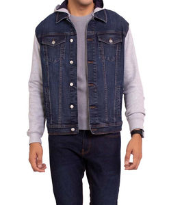 Chaquetas Vaqueras de Invierno para Hombre, Diseño Superior, Logotipo Personalizado, Servicio OEM de Alta Calidad, Transpirables, Ecológicas, MOQ Bajo - Product Image 1