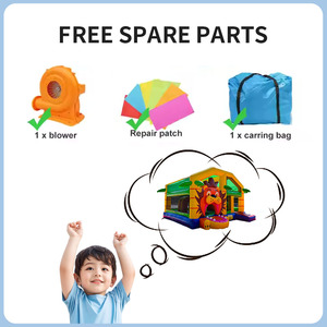 Bouncy <span class=keywords><strong>Inflatable</strong></span> Lâu Đài Chất Lượng Tốt Ngoài Trời Động Vật Phim Hoạt Hình Nhân Vật Thư Bị Trả Lại Nhảy Nhà Bouncer Lâu Đài Với <span class=keywords><strong>Slide</strong></span> - Product Image 6