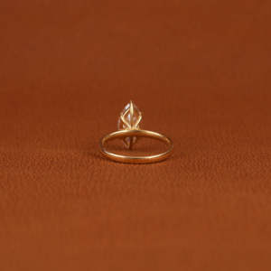 18KT Gold Fine Jewelry Trendy Classic Style Marquise Cut Prong Setting Wedding Engagement Ring IGI Certified Lab Grown Diamond - Product Image 4