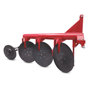 Used 2 Disc Plough Fish Agricultural <b>Cultivator</b> Diesel Powered 2 Rows with Seed Feeder High Productivity - Product Image 1