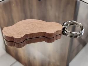 Custom Designed Printed & <b>Engraved</b> Name Christmas Cute Wooden Keychain Popular Blank Home DecorObjects - Product Image 5