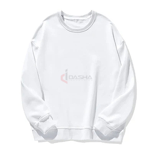 Pull en coton épais de haute qualité sweats unisexes surdimensionnés chauds avec logo personnalisé col rond streetwear pour hommes pour l'hiver - Product Image 3