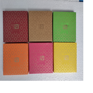 กล่องช็อคโกแลตพับได้พิมพ์โลโก้หลายสีสำหรับห่อช็อคโกแลตเค้กขนมหวาน - Product Image 2