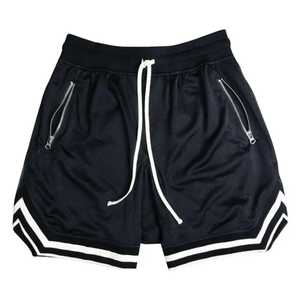 Shorts de sport pour hommes de haute qualité OEM/ODM personnalisés avec impression graphique, vente en gros de basketball, logo personnalisé en sublimation, design en maille - Product Image 1