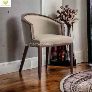 Chaise de café moderne et élégante en bois pour la maison Restaurant Hôtel et bureau Meubles de salle à manger pour chambre à usage commercial - Product Image 3