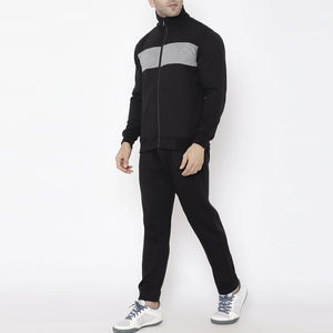 Conjuntos de Jogger para hombre de alta calidad, chándales sólidos de talla grande con logotipo personalizado, peso pesado, transpirable, de secado rápido, 100% de algodón, duraderos - Product Image 3