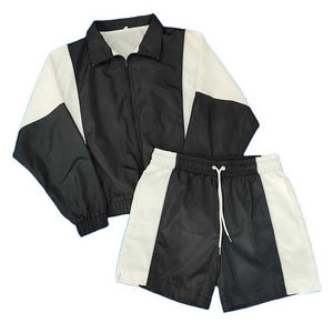 Conjuntos cortos cortavientos para hombre de último diseño, conjunto de pantalones cortos cortavientos para hombre, conjunto cortavientos de nailon para hombre - Product Image 4