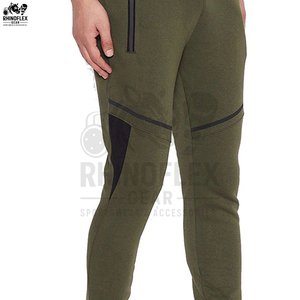Pantalons de survêtement pour hommes en coton 100% personnalisés, style décontracté, avec différents designs de logo et couleurs, prix bas - Product Image 5
