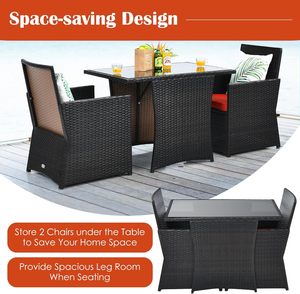 Venta al por mayor muebles modernos de mimbre PE piezas elegantes duraderas para comedor al aire libre y sala de estar directo de fábrica - Product Image 4