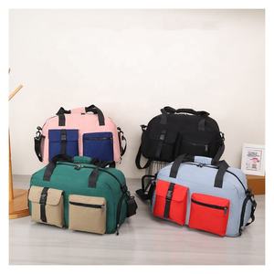 Bolsas de entrenamiento al aire libre Mujeres Hombres Gimnasio Fitness Bolsas de viaje Impermeable Casual Deportes Bolsa de lona - Product Image 6