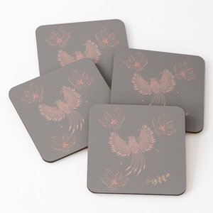 Posavasos de té duraderos y brillantes a la moda, posavasos de Acacia ecológico Original, posavasos de té para el hogar, protección ambiental creativa - Product Image 5