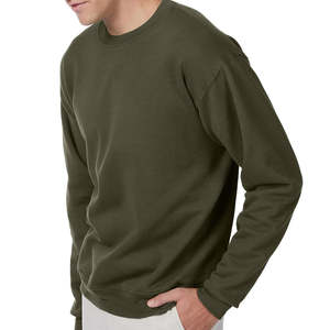 Sweat-shirts d'hiver en molleton à capuche pour hommes, vente en gros OEM, 100% coton, couleurs unies, chauds et confortables, élégants et respirants - Product Image 6