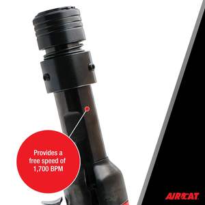 Martillo Neumático de Alta Resistencia con Vástago de 0.498 Pulgadas, 1,700 BPM, Alta Eficiencia - Product Image 3