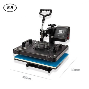 Máquina de prensa de calor semiautomática Bheng 5 en 1, 220V 50Hz, para impresión de camisetas, gorras y tazas, con control de temperatura de 0 a 399 grados. - Product Image 3