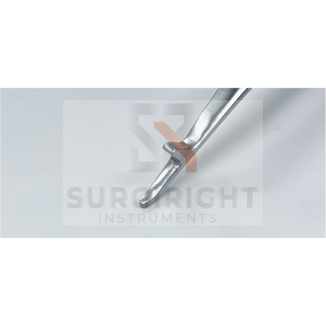 Pince à épiler en acier inoxydable avec volume en or Pince à épiler à extension de cils pointue épaissie à sept mots par instrument Surgiright - Product Image 2