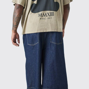 Vêtement décontracté en coton avec ajustement ample et respirant, prix abordable, denim / conception de logo personnalisé avec poches - Product Image 6