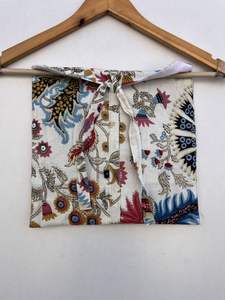 Conjunto de Pijama de Algodón Puro con Estampado Floral Personalizado para Mujer, de Secado Rápido, Cuello en V, Ropa de Dormir Cómoda, Transpirable y de Tela Suave - Product Image 2