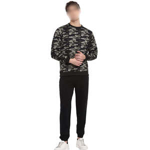 Venta al por mayor tasa de sudaderas de lana de algodón para los hombres cuello redondo de manga larga de diseño con logotipo personalizado cómodo para el invierno - Product Image 2