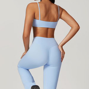 Conjuntos de yoga Fitness Mujer Conjunto de yoga Entrenamiento Yoga Leggings y conjuntos de sujetador para mujer - Product Image 6