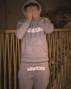 ชุดสเวตเตอร์ของผู้ชายผ้าคอตตอน100% สีพื้นลำลองลำลองฤดูหนาวเป็นมิตรต่อสิ่งแวดล้อม - Product Image 4