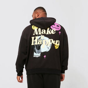 Pull-over athlétique à imprimé personnalisé pour hommes, sweat à capuche décontracté à manches longues, entraînement, polaire thermique 100% coton, séchage rapide en hiver - Product Image 3