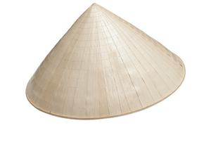 Sombrero cónico de hoja de palma de bambú tradicional hecho a mano para viajes de festivales, Exportación de estilo elegante - Product Image 2