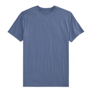 Camiseta Formal de Manga Corta con Cuello Redondo para Hombre BlanqWear, Ajuste Holgado, 100% Algodón Premium de 280g, Antibacteriana y de Secado Rápido - Product Image 5