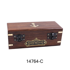 Fournisseur indien de télescope antique nautique en laiton avec boîte en bois télescope en laiton fait à la main à vendre au prix de gros - Product Image 3