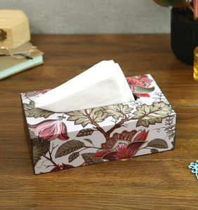 Ename Boîte à mouchoirs en bois imprimé Produit de vente chaude Boîte à mouchoirs en bois pour la décoration intérieure Prix bon marché - Product Image 2
