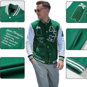 Veste de sororité pour hommes avec options de conception de patch personnalisé, veste de sororité tendance pour hommes - Product Image 6