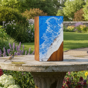 Urne funéraire en bois en gros pour les cendres humaines |   Urne funéraire haut de gamme pour adultes |   Souvenir pour enterré ou à poser à la maison - Product Image 4