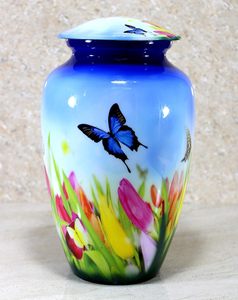 Memorial Container Jar <b>Pot</b> Cremation Urn Full Size Standard Butterfly Urns for <b>Ashes</b> Keepsake for <b>Ashes</b> Adult Female Custom Size - Product Image 6
