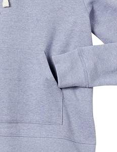 Sudadera de invierno de gran tamaño unisex con capucha de lana de peso pesado Terry hombro caído con bordado frontal cuello con capucha - Product Image 5