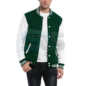 Veste d'hiver pour hommes de haute qualité Style Letterman Logo personnalisé chaud corps en laine et manches en cuir veste d'hiver pour hommes nouveau Design - Product Image 1