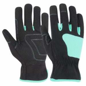 Amara Guantes DE TRABAJO mecánicos de alta calidad Cuero sintético Transpirable Spandex Resistente a los impactos Volver Mano Seguridad Mecánica Látex - Product Image 2
