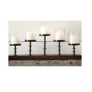 Bougeoir de qualité supérieure en métal et marbre pour décoration de table exportateur indien - Product Image 6